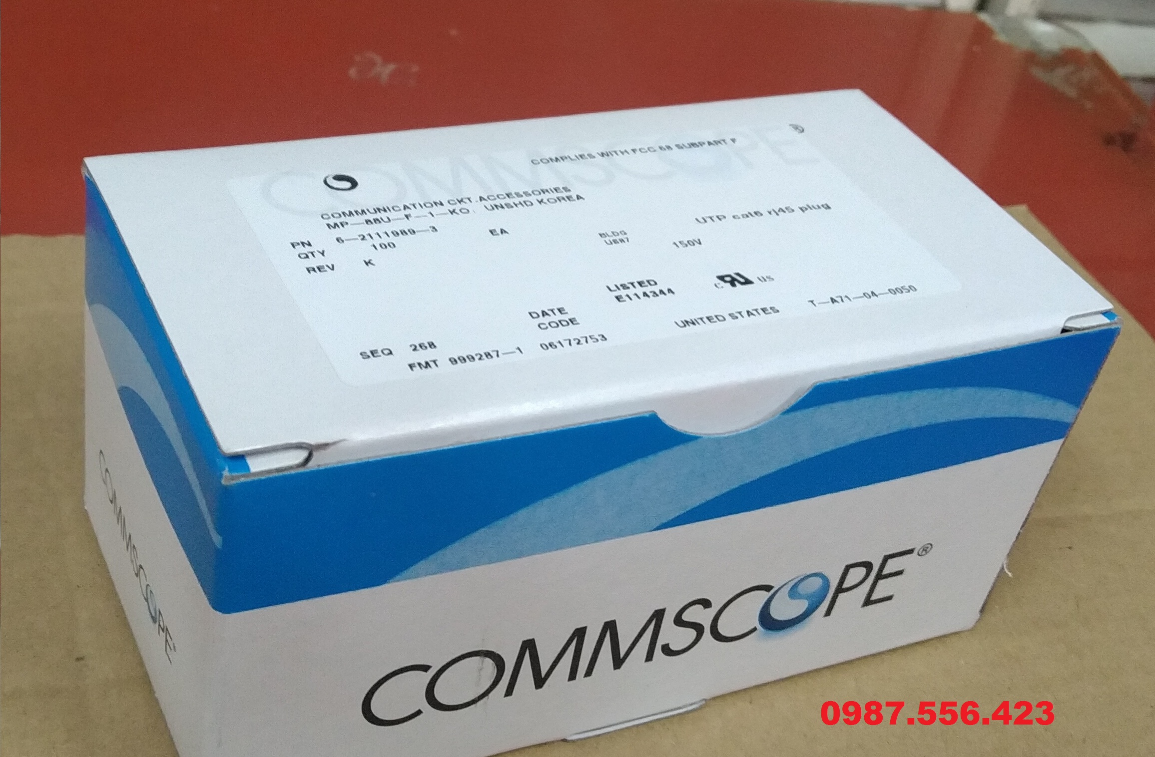 Hạt mạng AMP commscope cat5e chính hãng