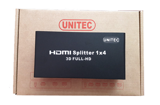 bộ chia hdmi 2 cỏng unitec
