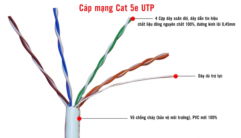 Dây mạng, cáp mạng cat5 UTP TELEMAX chính hãng giá rẻ| Dây mạng