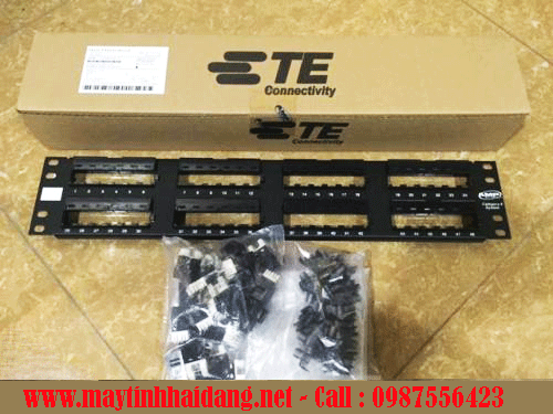 Patch Panel 48 ports AMP CAT 5E modul rời