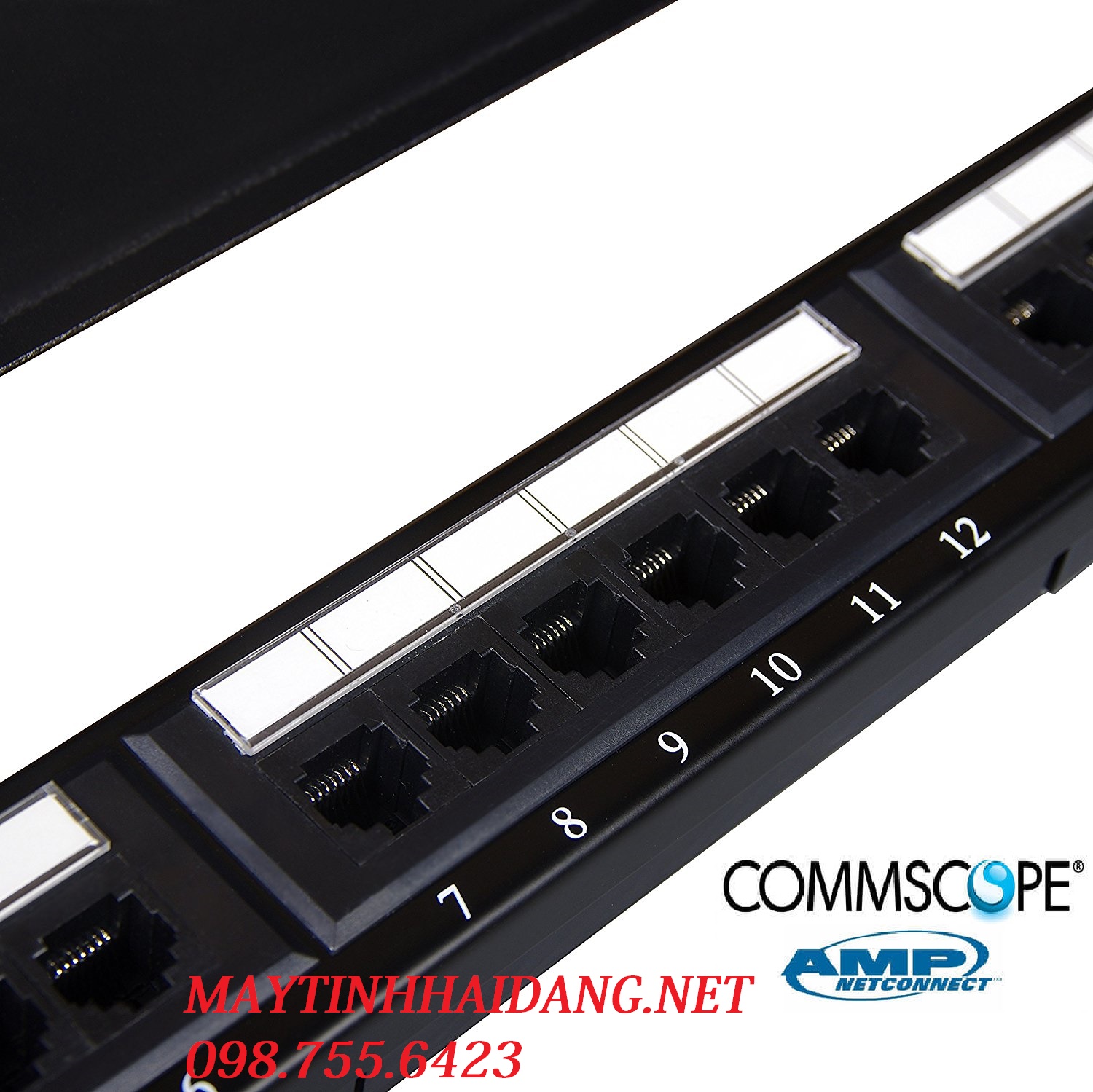 Patch panel cat5e 24 port patch panel| Chính hãng patch cord AMP