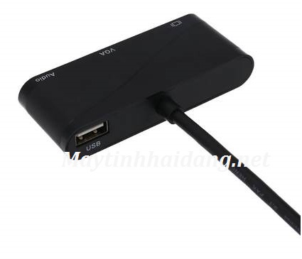 CÁP TYPE-C to HDMI + VGA + AUDIO+ USB 2.0 KM (KY-V011S) chất lượng cao giá rẻ nhất