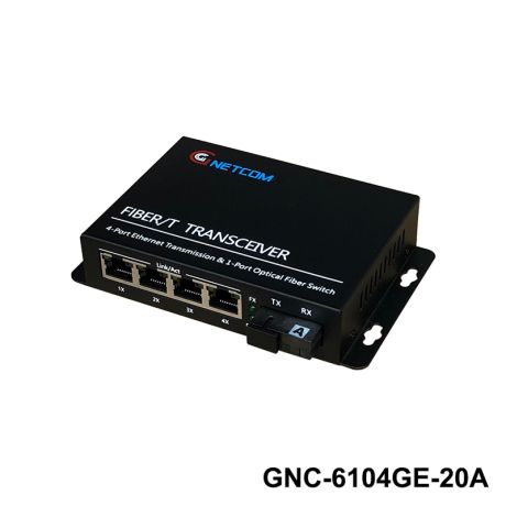 Converter chuyển đổi quang điện POE GNC-6104GE-20A/B Gnetcom