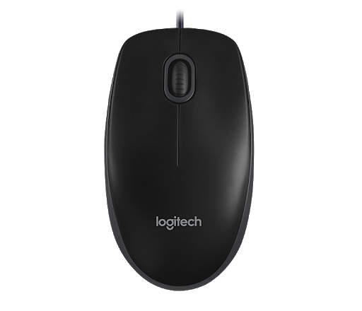 Chuột quang có dây Logitech B100 chính hãng