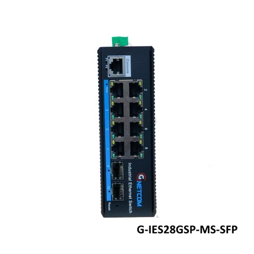 G-IES28GSP-MS-SFP switch quản lý poe công nghiệp GNETCOM