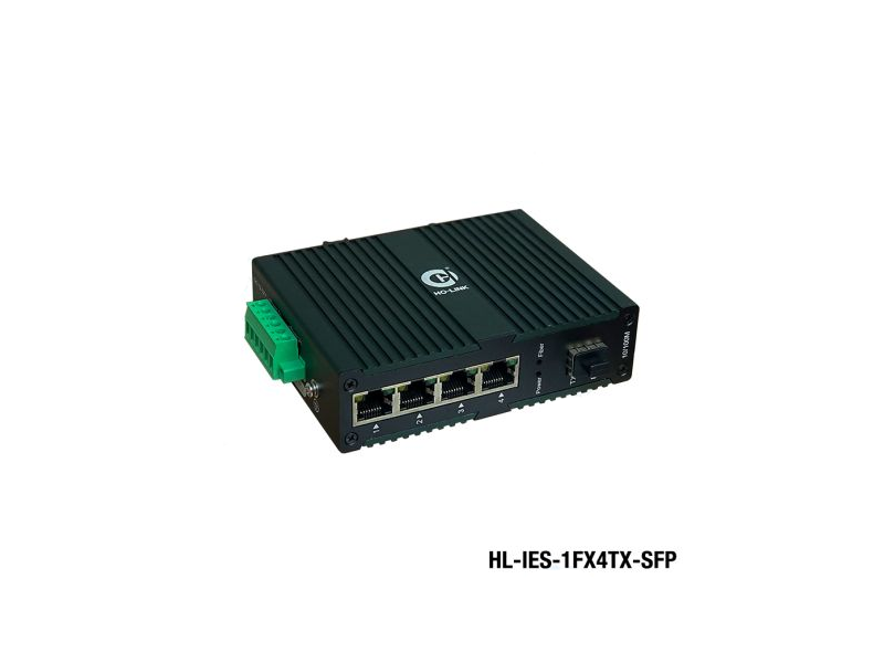 Switch quang công nghiệp HO-LINK HL-IES-1FX4TX-SFP