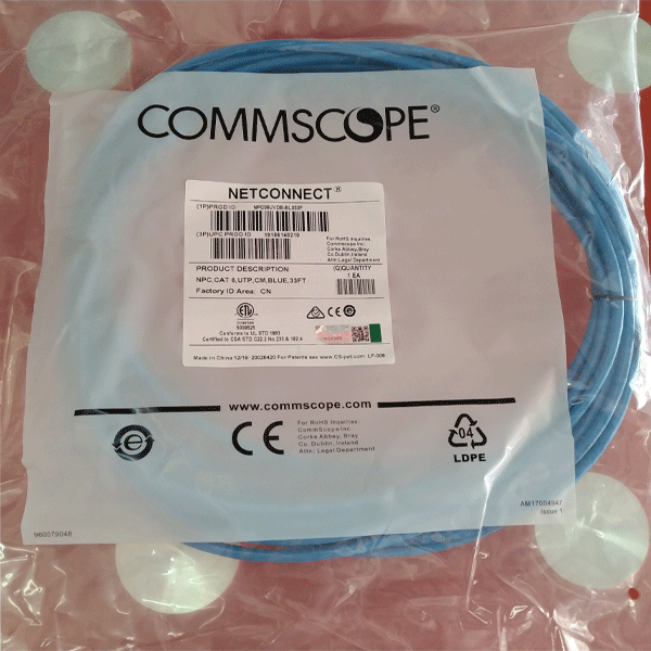 Dây nhảy ,dây patch cord cat6 10m AMPCommscope
