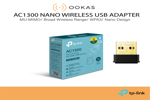 Card mạng wifi kết nối không dây TP-Link  Archer T3U Nano kết nối qua cổng USB 2.0