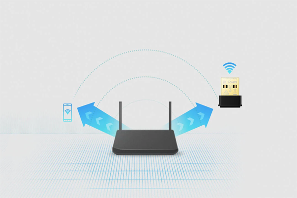 Card mạng wifi kết nối không dây TP-Link  Archer T3U Nano kết nối qua cổng USB 2.0