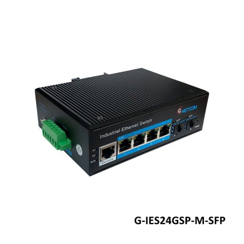 Switch POE quản lý công nghiệp GNETCOM G-IES24GSP-M-SFP