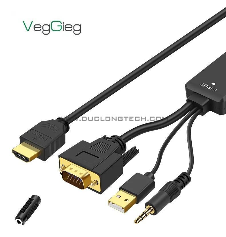 Cáp chuyển đổi VAG to HDTV có kèm audio V-Z206 Veggieg