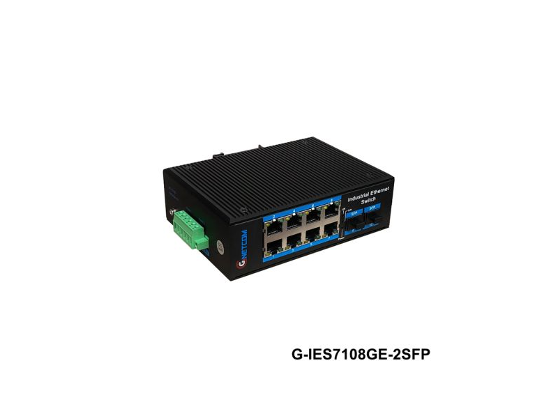 Switch poe công nghiệp Gnetcom G-IES7108GE-2SFP