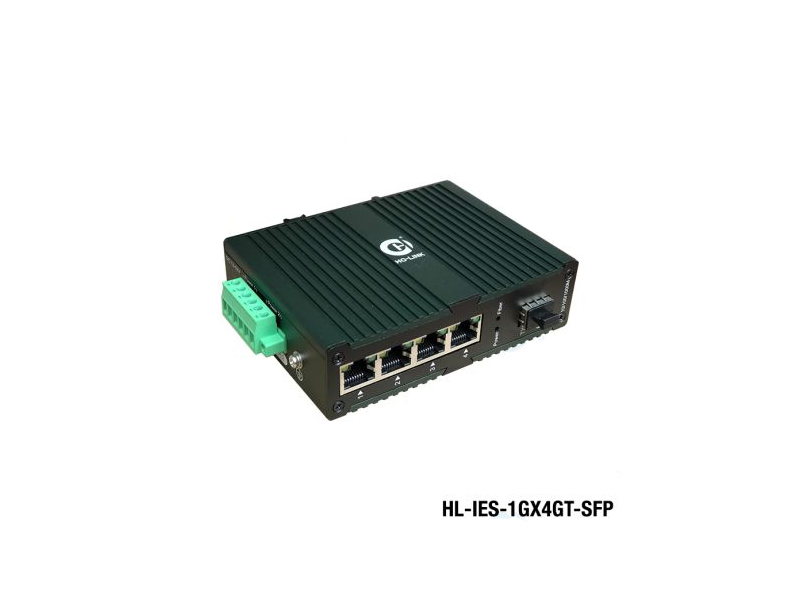 Switch quang công nghiệp HO-LINK HL-IES-1GX4GT-SFP