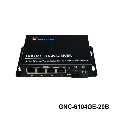 Converter chuyển đổi quang điện POE GNC-6104GE-20A/B Gnetcom