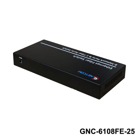 Bộ chuyển đổi quang điện POE GNETCOM GNC-6108FE-25