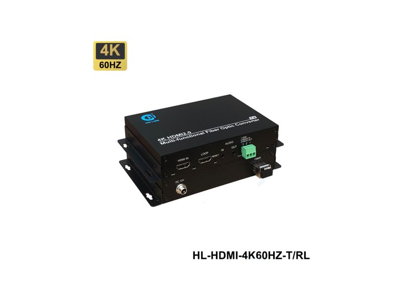 Converter HDMI sang quang 4K 60Hz HO-LINK HL-HDMI-4K60HZ-T/RL