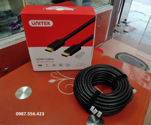 Cáp HDMI Unitek 20m Y-C144 Chính hãng