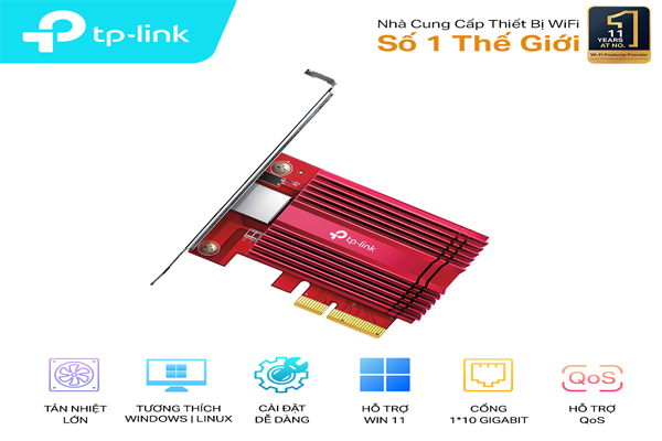 Card mạng TP-Link TX401 tốc độ truyền 10GBit