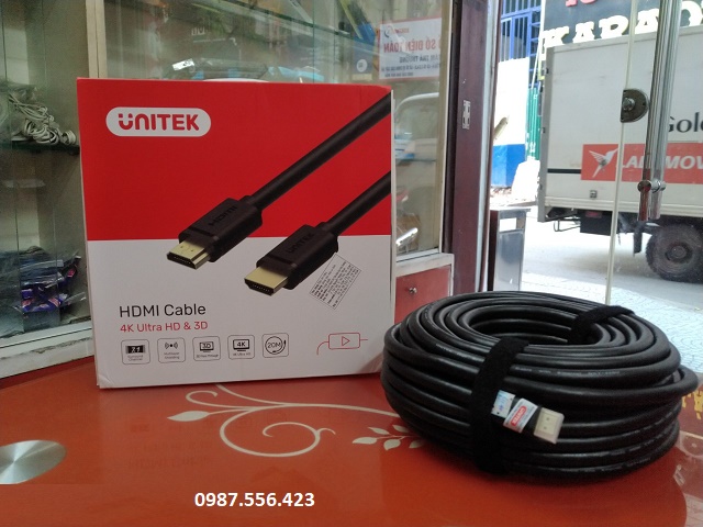 Cáp HDMI Unitek 15m YC-143 chuẩn 1.4 cao cấp