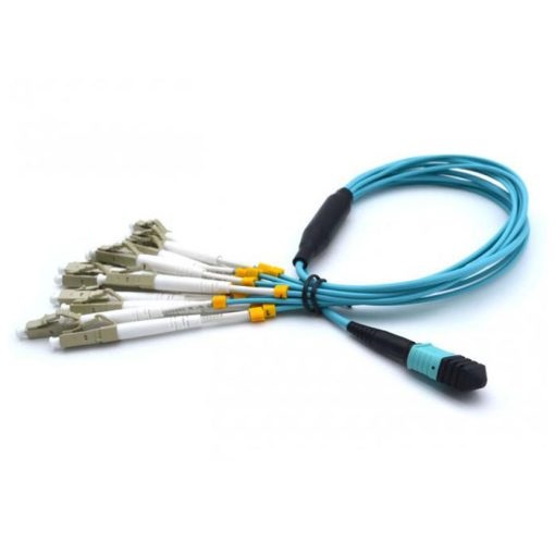 Dây Nhảy Quang MPO/MTP-LC 8 Sợi OM3 - Hiệu Suất Cao, Chuẩn MTP/MPO-LC, Truyền Tín Hiệu Ổn Định