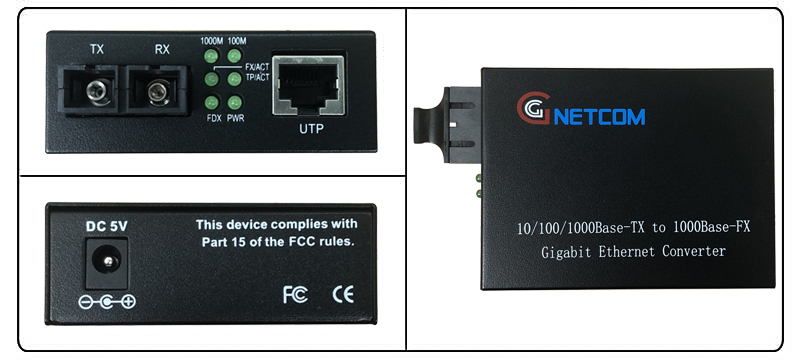 Bộ chuyển đổi quang điện GNETCOM 10/100M GNC-1211S-20