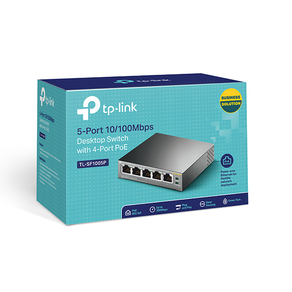 Switch POE TP-link 5 cổng TL-SF1005P