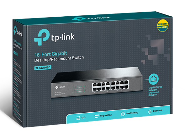 Switch chia mạng TP-LINK 16 gigabit TL-SG1016D