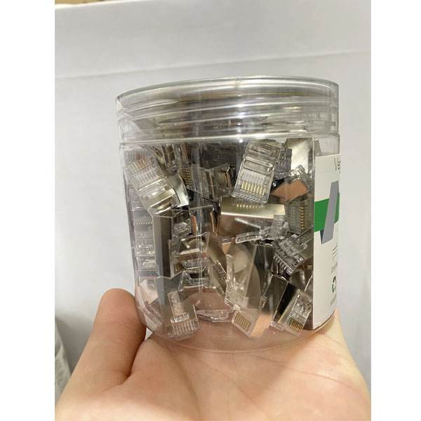 Hạt mạng RJ45 CAT5 bọc sắt Veggieg V-E007 chính hãng