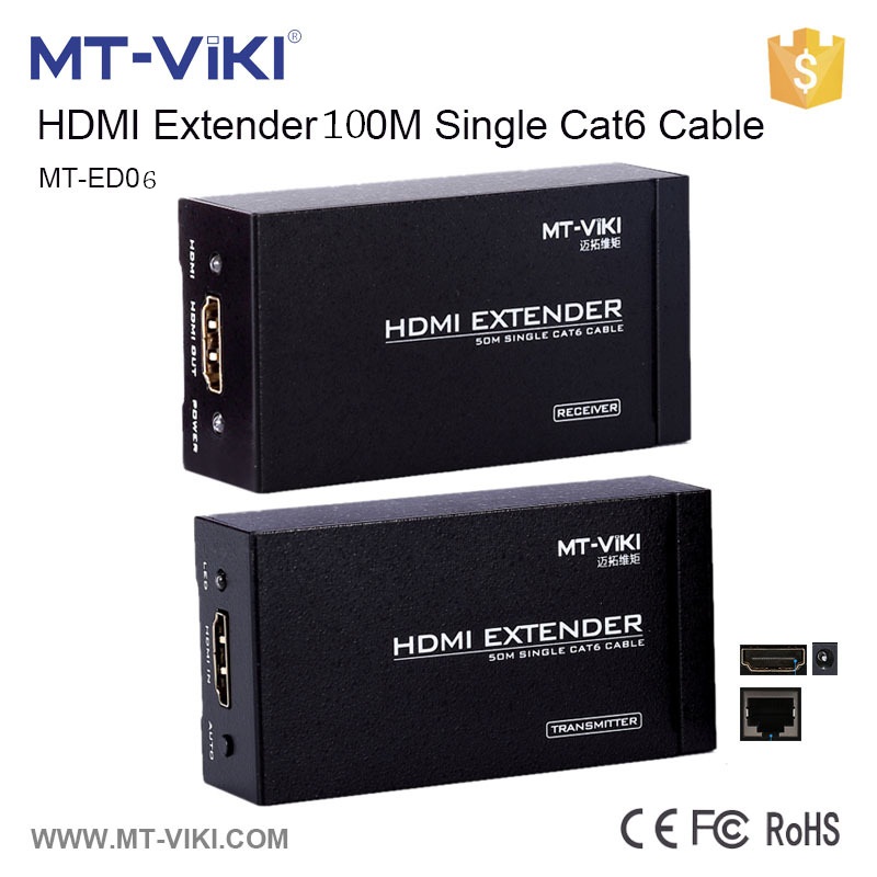 Bộ kích tín hiệu cáp HDMI 100m MT-ED06 chất lượng cao