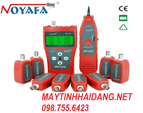 Bộ test mạng Noyafa NF-388, dây mạng, cáp mạng| Test mạng NF-388 