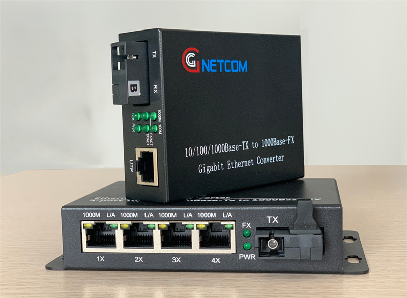 Bộ chuyển đổi quang điện GNETCOM 1 ra 4 GNC-2111S-20&GNC-2114S-20