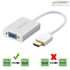 Cáp chuyển đổi HDMI to VGA có Audio Ugreen 40212