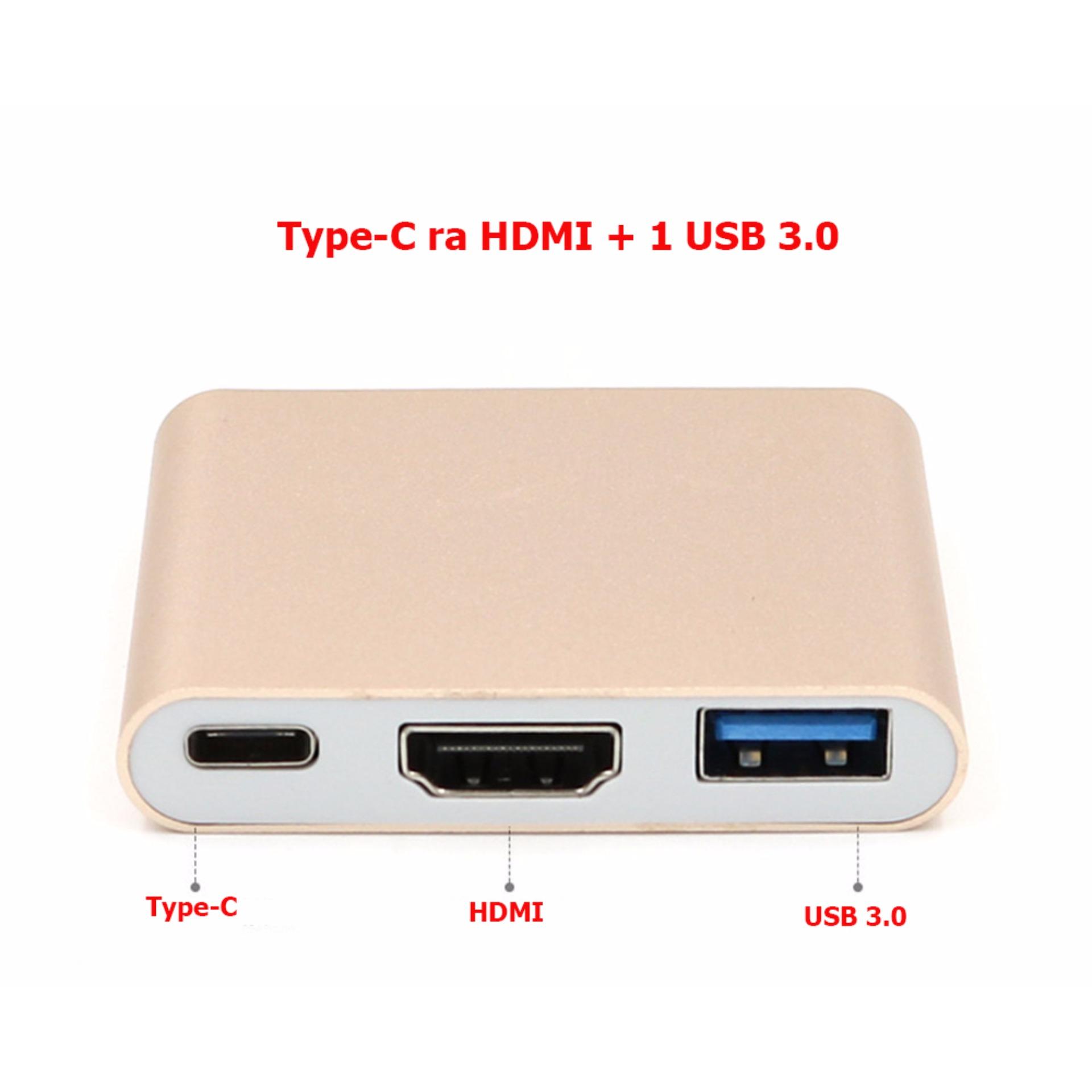 Cáp chuyển đổi USB  Type-C sang HDMI Usb 3.0 Type-C cho Macbook và Điện thoại