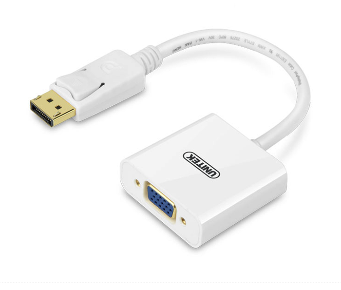 Cáp Chuyển đổi DisplayPort to VGA chính hãng Unitek chất lượng cao Y-518E