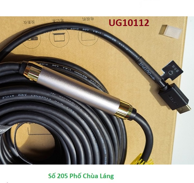 Cáp HDMI Ugreen dài 20m có IC Khuếch đại  Ug10112