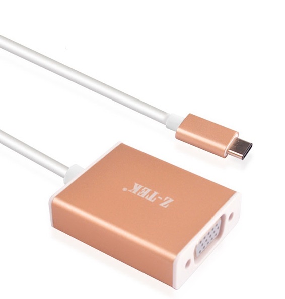  Cáp chuyển đổi USB Type-C 3.1 sang VGA Ztek ZY-231 chính hãng| Ztek ZY-231