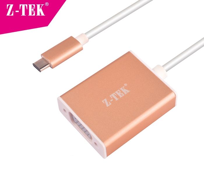  Cáp chuyển đổi USB Type-C 3.1 sang VGA Ztek ZY-231 chính hãng| Ztek ZY-231