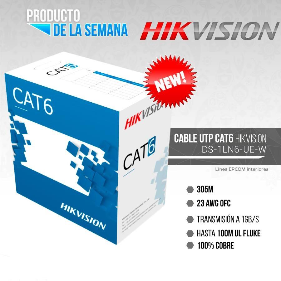 Dây, Cáp mạng CAT6 BC HIKVISION DS-1LN6-UE-W