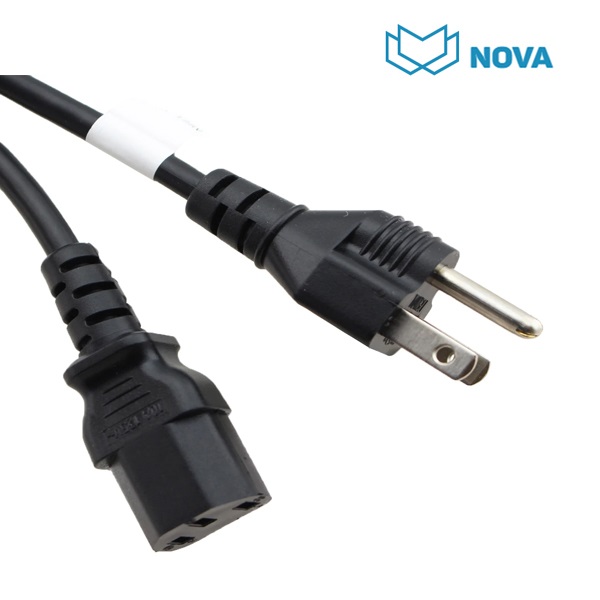 Dây nguồn 3 chân C13 dài 3m Novalink  NV-53006A, 16AWG công xuất 13A chuyên dụng