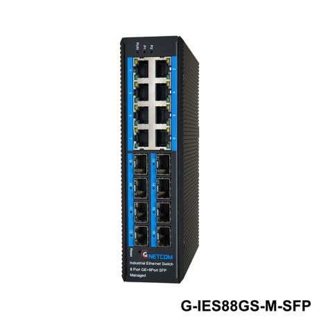 G-IES88GS-M-SFP switch quang POE quản lý công nghiệp GNETCOM