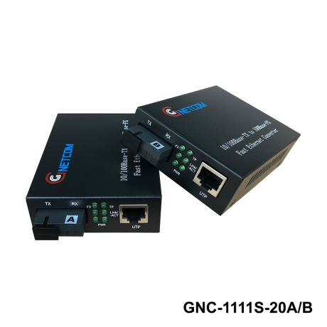 Converter chuyển đổi quang điện GNETCOM GNC-1111S-20A/B