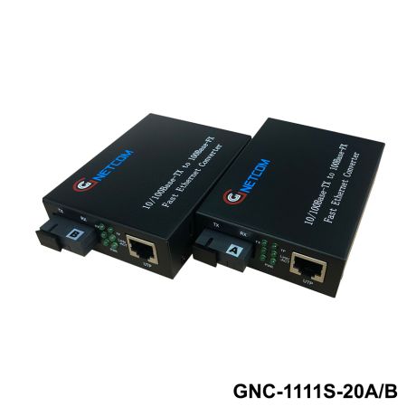 Converter chuyển đổi quang điện GNETCOM GNC-1111S-20A/B