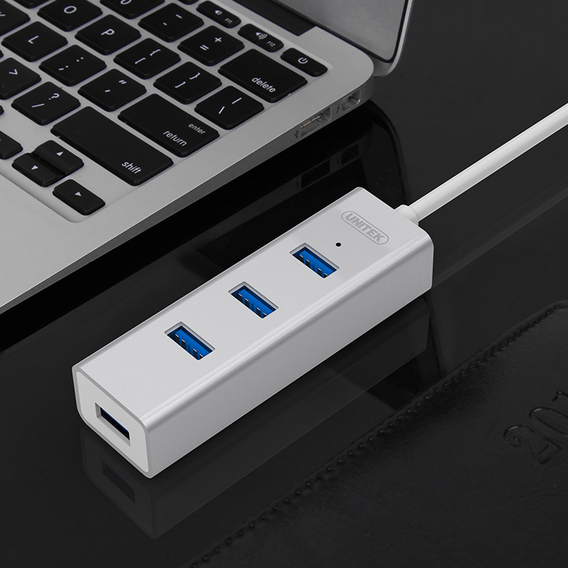  HUB USB TYPE-C Sang 4 Port USB 3.0 chính hãng UNITEK Y3082B cao cấp