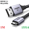 Cáp chuyển đổi Mini HDMI sang HDMI nâng cấp chuẩn Dynamic HDR, eARC 8K ugreen 15514