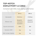 Cáp Displayport 1.4 dài 5M 8K*2K 60Hz Ugreen 80724 Cao Cấp Chính Hãng