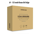 Cáp HDMI 2.1 Ugreen 45431 1.5M - Hỗ Trợ 8K@60Hz, HDR, eARC, Truyền Dữ Liệu 48Gbps Ổn Định, Cao Cấp