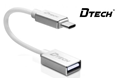 Cáp OTG TYPE-C sang USB 3.0 DTECH DT-T0006