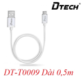 Cáp USB sang TYPE-C DTECH DT-T0009