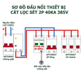 Chống Sét LAN 2P 40kA Picolink PL-CS2P-40 Bảo Vệ Mạng AC