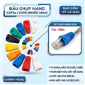 Đầu chụp hạt mạng cat5e,cat6 túi 100 chiếc mã HD-DCRJ45BL chính hãng TTA